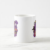 ハロウィーンを愛する女の子 コーヒーマグカップ (中央)