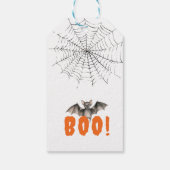 ハロウィーンを扱うトリックはないラベル ギフトタグ (裏面)