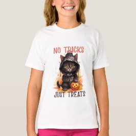 ハロウィーンを扱うトリックはない Tシャツ