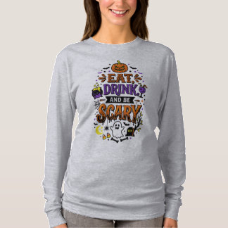 ハロウィーンを楽しく過ごそう!面白ハロウィーンデザイン Tシャツ