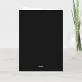 ハロウィーンを楽しもう 食べたり飲んだりして怖くてクールに過ごそう カード (裏面)