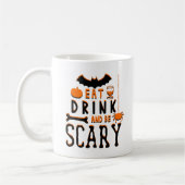 ハロウィーンを楽しんでおどろこう コーヒーマグカップ (左)