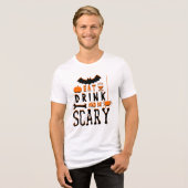 ハロウィーンを楽しんでおどろこう トライブレンドTシャツ (正面全面)