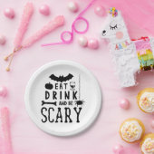 ハロウィーンを楽しんでおどろこう ペーパープレート (パーティー)