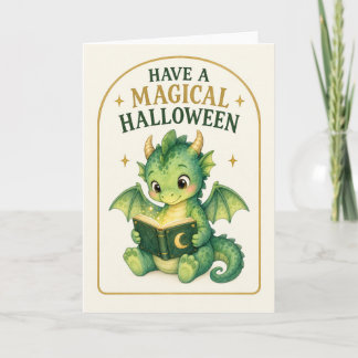 ハロウィーンを楽しんでね ベビードラゴン カード
