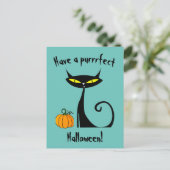 ハロウィーンを楽しんで！ ポストカード (スタンド正面)