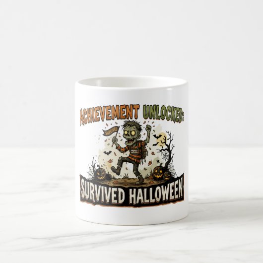 ハロウィーンを生き延びた コーヒーマグカップ (中央)