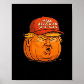 ハロウィーンを素晴らし再び作る – Trumpkinおもしろいスローガン ポスター (正面)