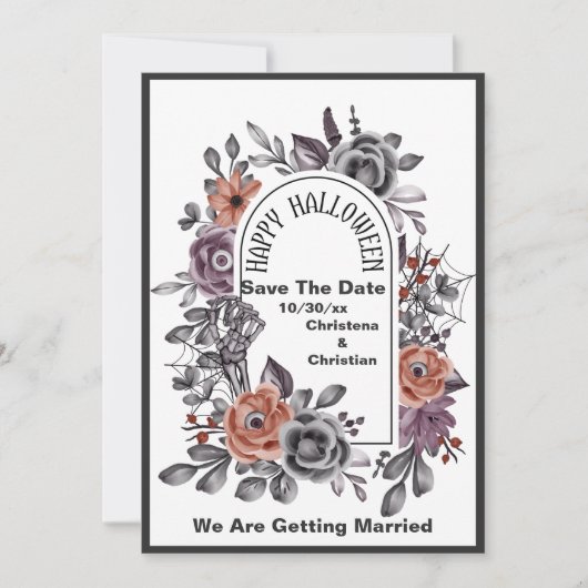 ハロウィーンを見ている悪い花は、日付を救う セーブザデート (正面)