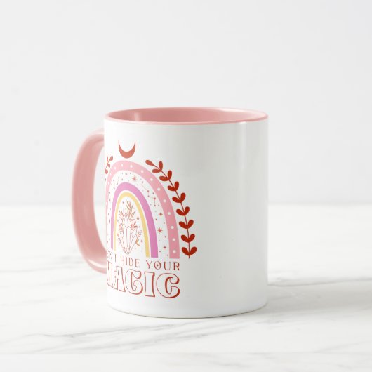 ハロウィーンを隠さない魔法 マグカップ (正面左)