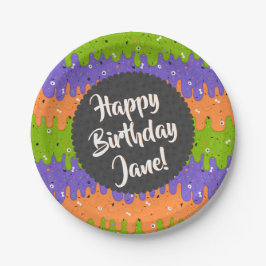 ハロウィーンアイスクリーム ペーパープレート