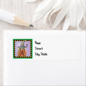 ハロウィーンアイリッシュセッターラベル ラベル (インサイチュ)