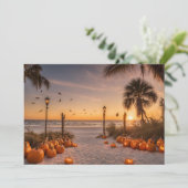 ハロウィーンアットトワイライトアットザビーチノテカード サンキューカード (スタンド正面)