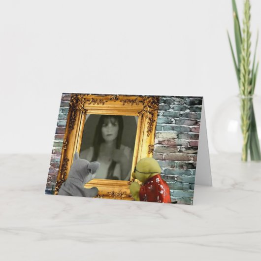 ハロウィーンアドベンチャー。グリーティングカード カード (正面)