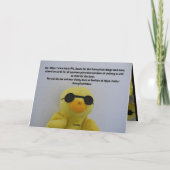 ハロウィーンアドベンチャー。グリーティングカード カード (裏面)