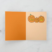 ハロウィーンアナグラムカード サンキューカード (内部)