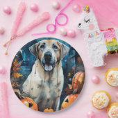 ハロウィーンアナトリアンシェパンプキンス怖い ペーパープレート (パーティー)