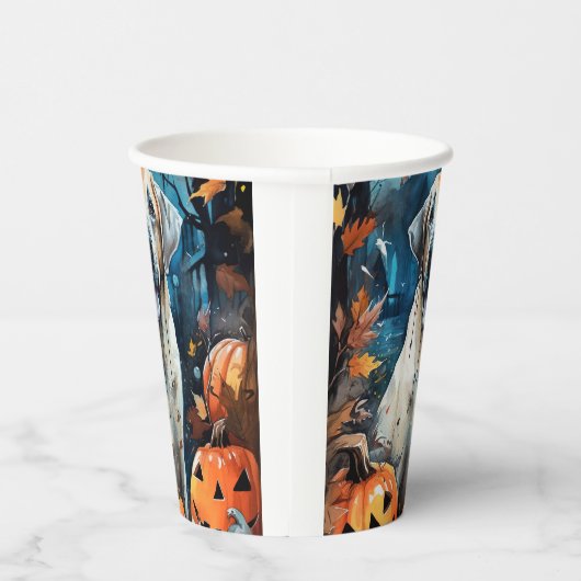 ハロウィーンアナトリアンシェパンプキンス怖い 紙コップ (右)