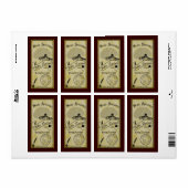 ハロウィーンアビー通常ボトルラベル ラベル (フルシート)