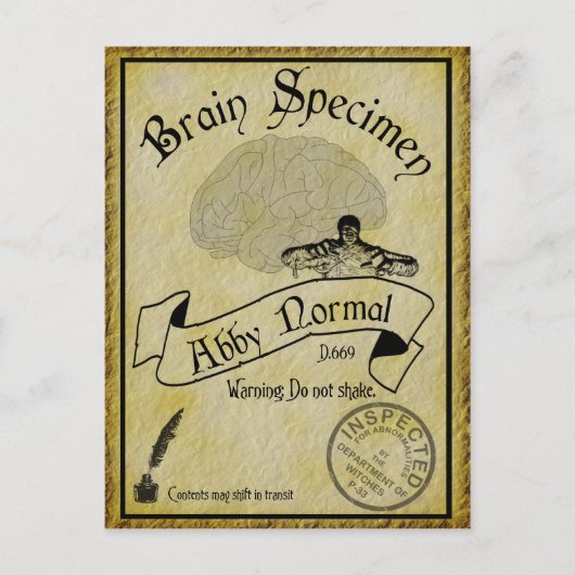 ハロウィーンアビー通常レシピカード ポストカード (正面)