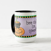 ハロウィーンアフェンピンシェ マグカップ (正面左)