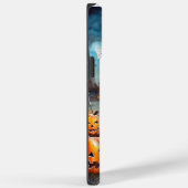 ハロウィーンアフェンピンシャーとカボチャ怖い Case-Mate iPhoneケース (裏面 / 右)