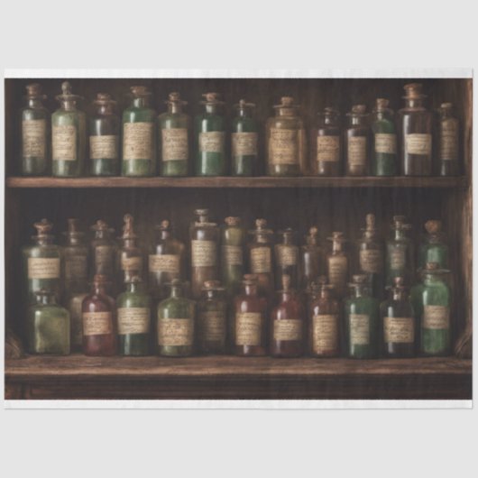 ハロウィーンアポタリーボトルウィッチアウトランダー 薄葉紙 (正面)