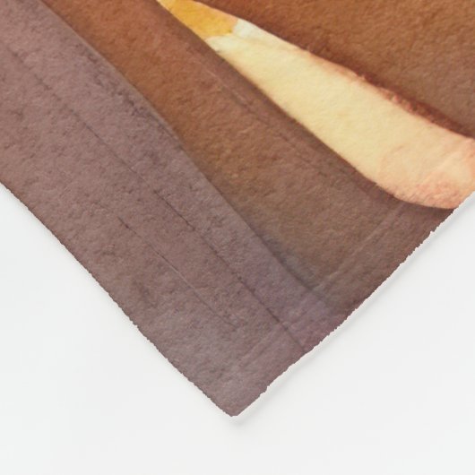 ハロウィーンアメリカンエスキモとカボチャ怖い フリースブランケット (角)