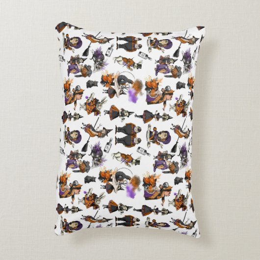 ハロウィーンアリスのアクセント枕 アクセントクッション (裏面(縦))