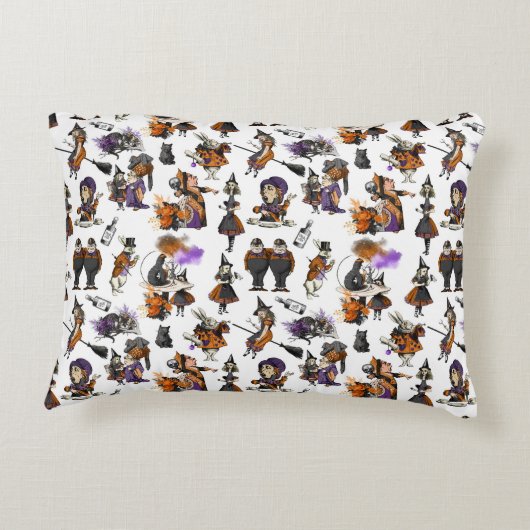 ハロウィーンアリスのアクセント枕 アクセントクッション (裏面)