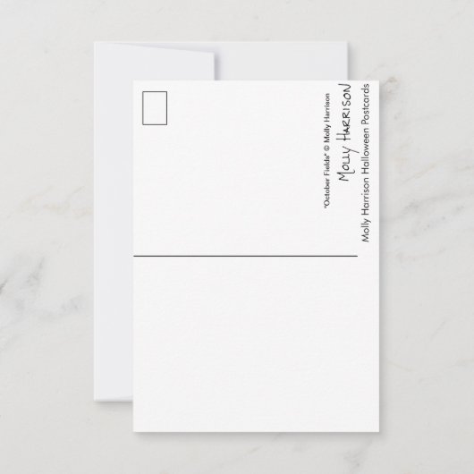 ハロウィーンアートとオーコーバーファンタジーのフィールド カード (裏面)