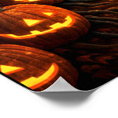 ハロウィーンアートウィッチキャット ポスター (角)