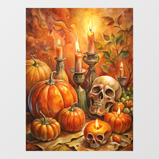 ハロウィーンアートウィンドウにしがみつく ウィンドウサイン (シート)