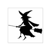 ハロウィーンアートスタンプ/魔女オンブルーム ラバースタンプ (インプリント)