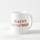 ハロウィーンアートパンプキンカスタムマグ コーヒーマグカップ (正面右)