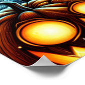 ハロウィーンアートポスター ポスター (角)