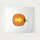 ハロウィーンイエスデザインとイエズスカンプキン タペストリー (正面(横))