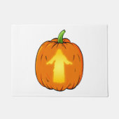 ハロウィーンイエスデザインとイエズスカンプキン ドアマット (正面)