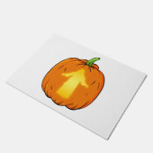 ハロウィーンイエスデザインとイエズスカンプキン ドアマット (アングル)