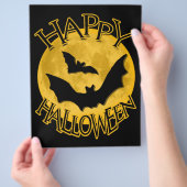 ハロウィーンイベントとパーティーフライヤー チラシ (手)