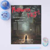 ハロウィーンイベントプロモーション チラシ (シングル)