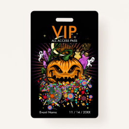 ハロウィーンイベントVIPアクセスパスバッジ バッジ