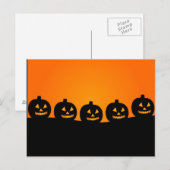 ハロウィーンイラストレーションはがき ポストカード (正面/裏面)