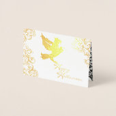 ハロウィーンイラストレーションレイヴンとレース 箔カード (正面)