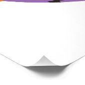 ハロウィーンイラストレーション：カボチャの女の子 ポスター (コーナー)