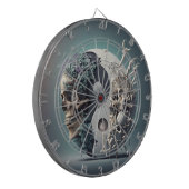 ハロウィーンイン – ヤンスケルトンフュージョン ダーツボード (正面左)