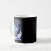 ハロウィーンウィザーおもしろいドAxolotl コーヒーマグカップ (正面左)