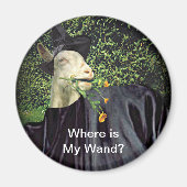 ハロウィーンウィザードヤギ磁石 マグネット (正面)