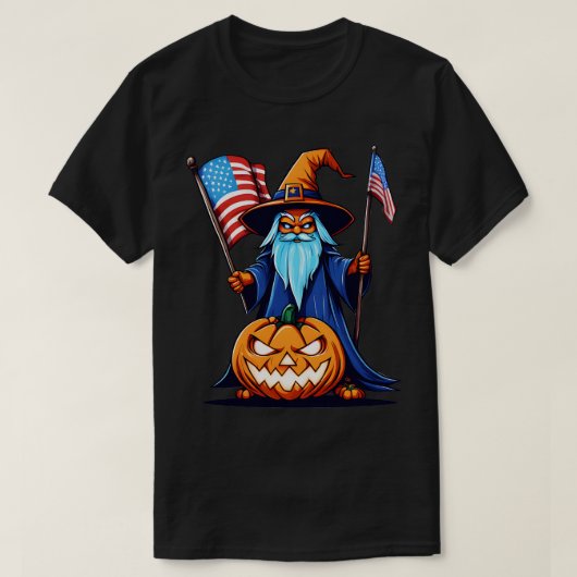 ハロウィーンウィザード Tシャツ (デザイン正面)