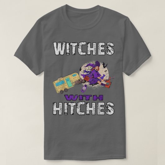 ハロウィーンウィッチとヒッチハロウィーンの衣装41 Tシャツ (デザイン正面)